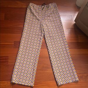 Urban outfitters Floral Patterned Pants with adjustable waist
